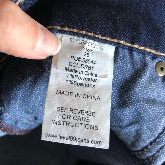 Level 99 Morgan Slouchy Straight Leg Jeans Derby - Picture 5 of 5